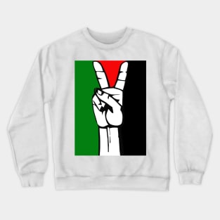 Palestinian Peace Flag Crewneck Sweatshirt